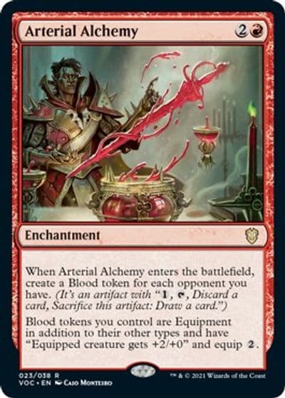Arterial Alchemy Commander: Innistrad: Crimson Vow Magic card