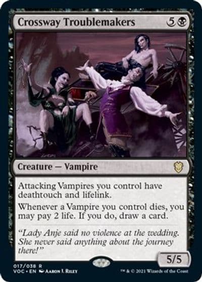 Crossway Troublemakers Commander: Innistrad: Crimson Vow Magic card