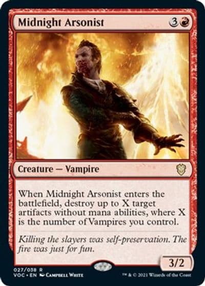 Midnight Arsonist Commander: Innistrad: Crimson Vow Magic card
