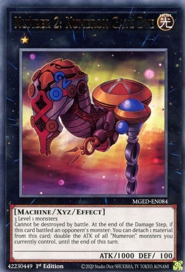 Number 2 Numeron Gate Dve Maximum Gold: El Dorado Yu-Gi-Oh! card