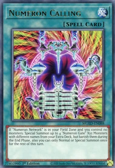Numeron Calling Maximum Gold: El Dorado Yu-Gi-Oh! card