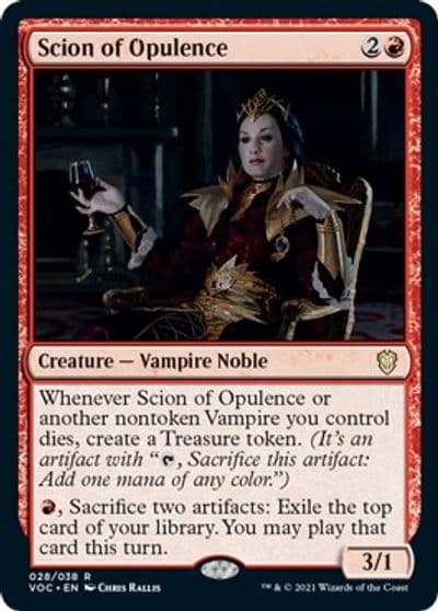Scion of Opulence Commander: Innistrad: Crimson Vow Magic card