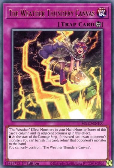 The Weather Thundery Canvas Maximum Gold: El Dorado Yu-Gi-Oh! card