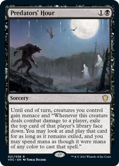 Predators Hour Commander: Innistrad: Crimson Vow Magic card