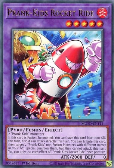 Prank Kids Rocket Ride Maximum Gold: El Dorado Yu-Gi-Oh! card