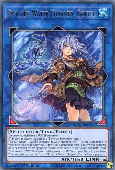 Eria the Water Charmer Gentle Maximum Gold: El Dorado Yu-Gi-Oh! card