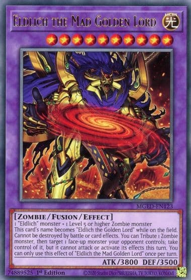 Eldlich the Mad Golden Lord Maximum Gold: El Dorado Yu-Gi-Oh! card