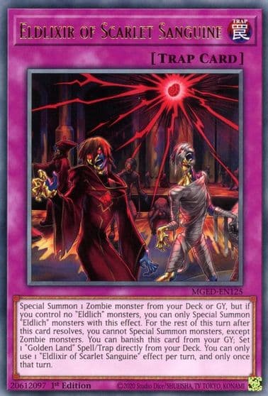 Eldlixir of Scarlet Sanguine Maximum Gold: El Dorado Yu-Gi-Oh! card