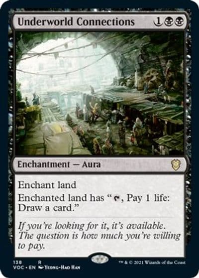 Underworld Connections Commander: Innistrad: Crimson Vow Magic card