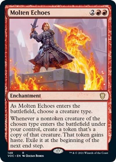 Molten Echoes Commander: Innistrad: Crimson Vow Magic card
