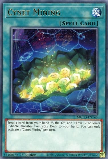 Cynet Mining Maximum Gold: El Dorado Yu-Gi-Oh! card