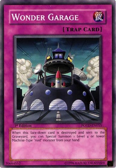 Wonder Garage Power of the Duelist Yu-Gi-Oh! card