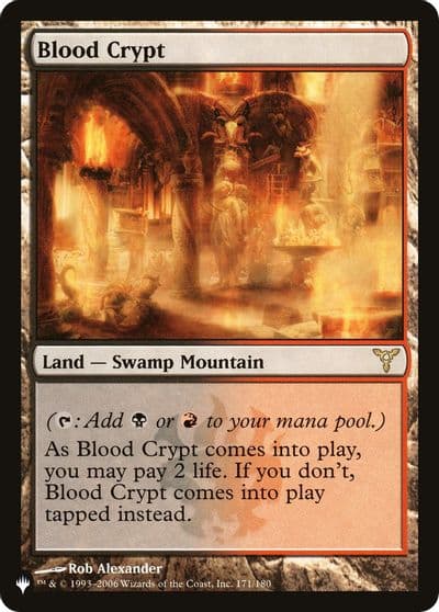 Blood Crypt The List Reprints Magic card