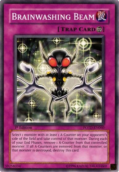 Brainwashing Beam Power of the Duelist Yu-Gi-Oh! card