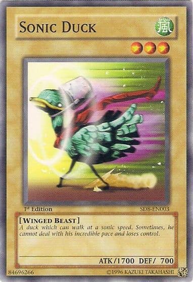 Sonic Duck Structure Deck: Lord of the Storm Yu-Gi-Oh! card