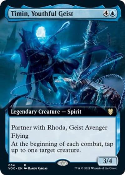 Timin Youthful Geist Extended Art Commander: Innistrad: Crimson Vow Magic card