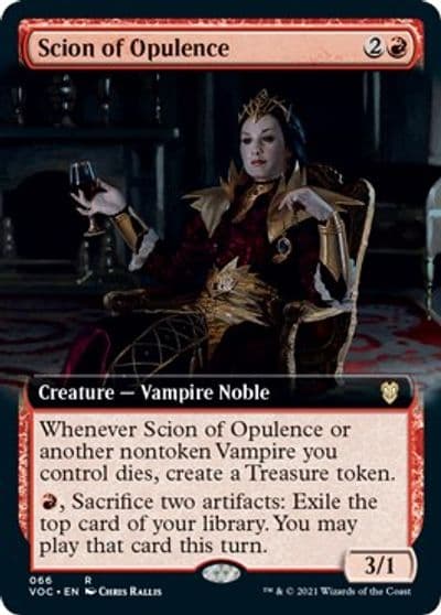 Scion of Opulence Extended Art Commander: Innistrad: Crimson Vow Magic card