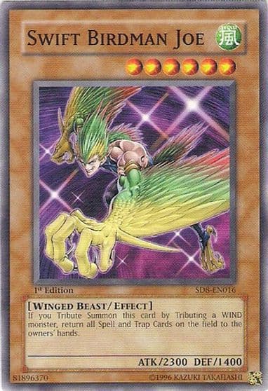 Swift Birdman Joe Structure Deck: Lord of the Storm Yu-Gi-Oh! card