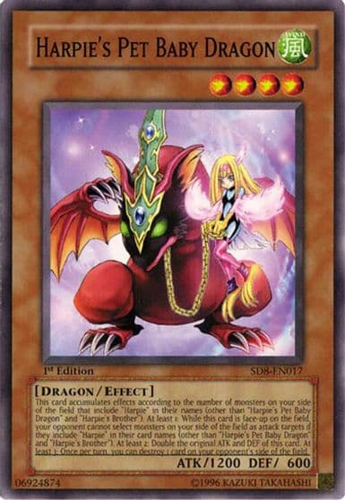 Harpies Pet Baby Dragon Structure Deck: Lord of the Storm Yu-Gi-Oh! card