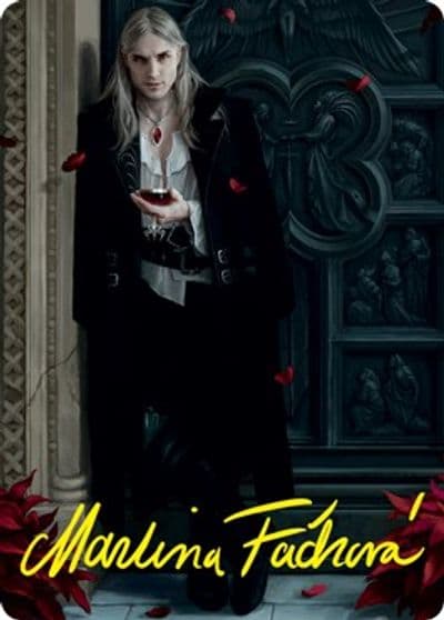 Sorin the Mirthless 1 81 Art Card Gold Stamped Signature Art Series: Innistrad: Crimson Vow Magic card