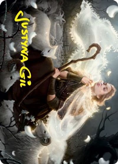 Ancestors Embrace Art Card Gold Stamped Signature Art Series: Innistrad: Crimson Vow Magic card