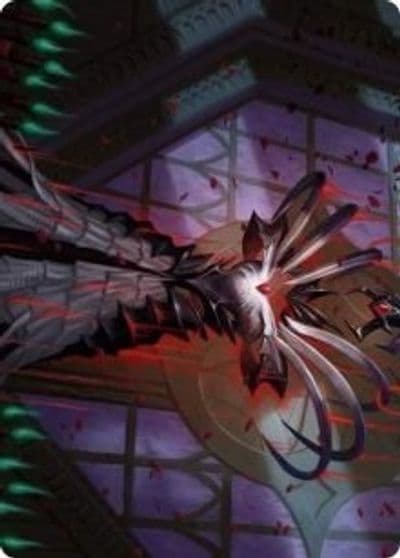 Brides Gown Art Card Art Series: Innistrad: Crimson Vow Magic card