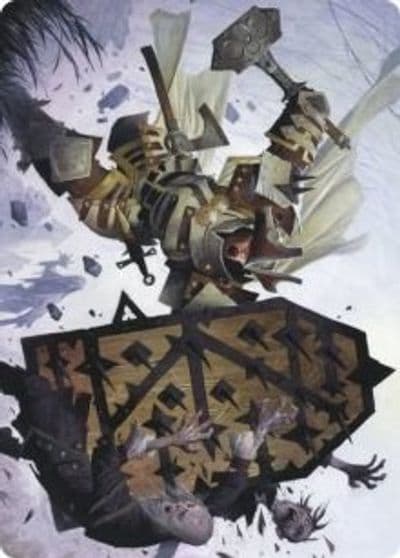 Estwald Shieldbasher Art Card Art Series: Innistrad: Crimson Vow Magic card