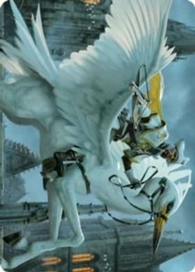 Gryff Rider Art Card Art Series: Innistrad: Crimson Vow Magic card