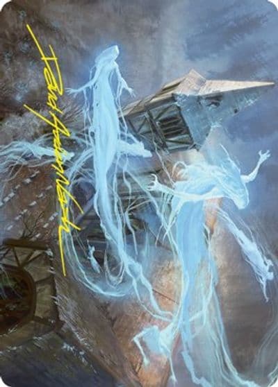 Hallowed Haunting Art Card Gold Stamped Signature Art Series: Innistrad: Crimson Vow Magic card
