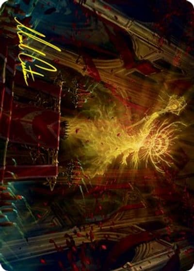 Katilda Dawnhart Martyr Art Card Gold Stamped Signature Art Series: Innistrad: Crimson Vow Magic card