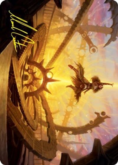 Katildas Rising Dawn Art Card Gold Stamped Signature Art Series: Innistrad: Crimson Vow Magic card