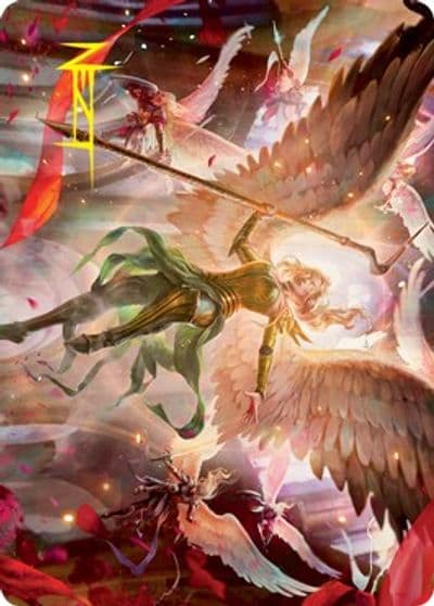 Sigardas Summons Art Card Gold Stamped Signature Art Series: Innistrad: Crimson Vow Magic card