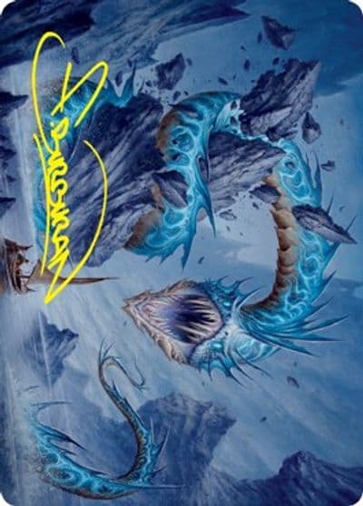 Biolume Serpent Art Card Gold Stamped Signature Art Series: Innistrad: Crimson Vow Magic card