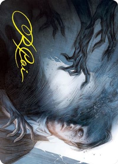 Dread Fugue Art Card Gold Stamped Signature Art Series: Innistrad: Crimson Vow Magic card