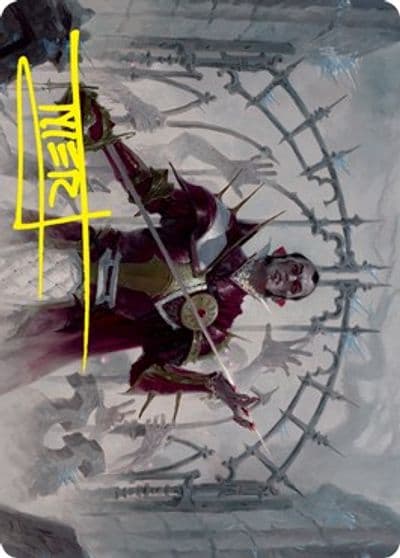 Cemetery Gatekeeper Art Card Gold Stamped Signature Art Series: Innistrad: Crimson Vow Magic card