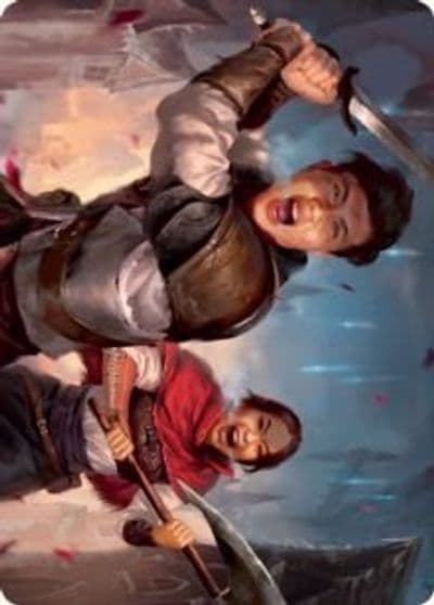 Daybreak Combatants Art Card Art Series: Innistrad: Crimson Vow Magic card