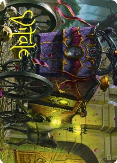 Honeymoon Hearse Art Card Gold Stamped Signature Art Series: Innistrad: Crimson Vow Magic card