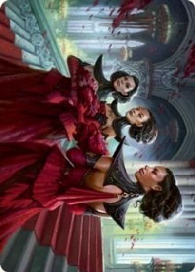 Olivias Attendants Art Card Art Series: Innistrad: Crimson Vow Magic card