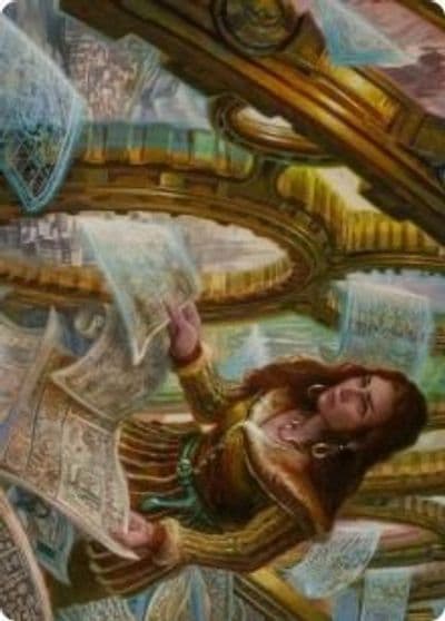 Cartographers Survey Art Card Art Series: Innistrad: Crimson Vow Magic card