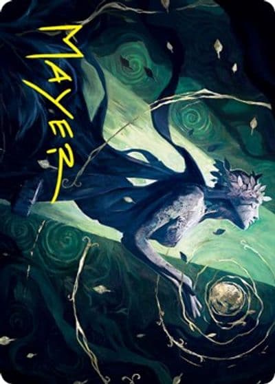 Natures Embrace Art Card Gold Stamped Signature Art Series: Innistrad: Crimson Vow Magic card