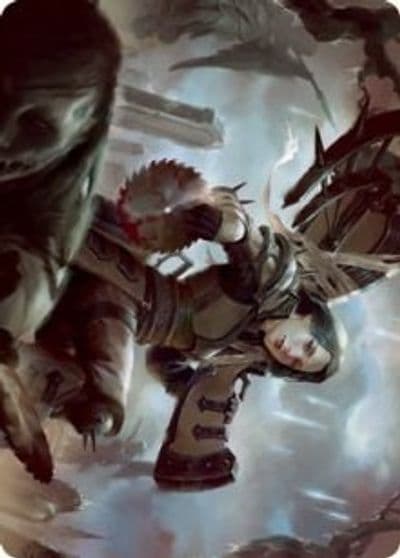 Sawblade Slinger Art Card Art Series: Innistrad: Crimson Vow Magic card
