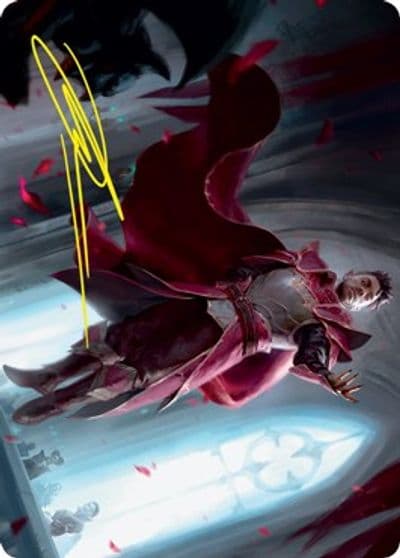 Markov Waltzer Art Card Gold Stamped Signature Art Series: Innistrad: Crimson Vow Magic card