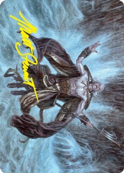 Runo Stromkirk Art Card Gold Stamped Signature Art Series: Innistrad: Crimson Vow Magic card