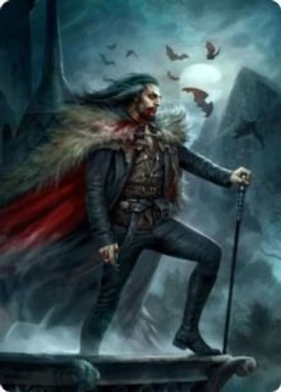 Dracula Blood Immortal Art Card Art Series: Innistrad: Crimson Vow Magic card