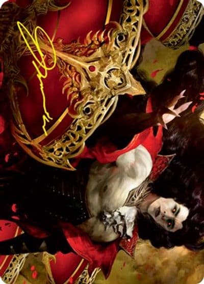 Bloodvial Purveyor Art Card Gold Stamped Signature Art Series: Innistrad: Crimson Vow Magic card