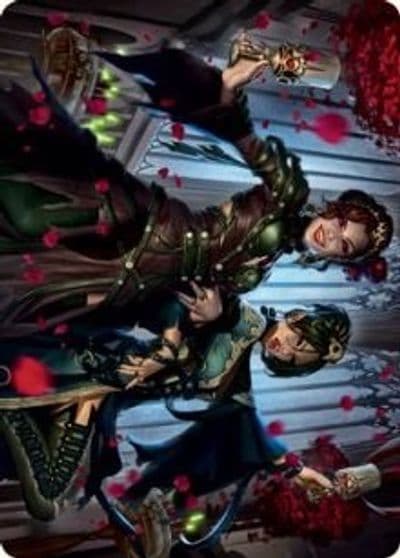 Falkenrath Celebrants 73 81 Art Card Art Series: Innistrad: Crimson Vow Magic card
