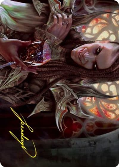 Voldaren Epicure 74 81 Art Card Gold Stamped Signature Art Series: Innistrad: Crimson Vow Magic card