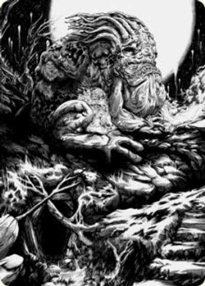 Grolnok the Omnivore Art Card Art Series: Innistrad: Crimson Vow Magic card