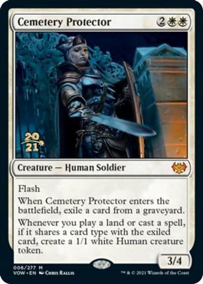 Cemetery Protector Prerelease Cards Magic card