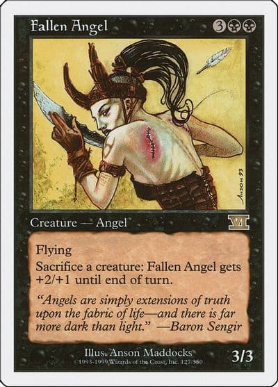 Fallen Angel Classic Sixth Edition Magic card